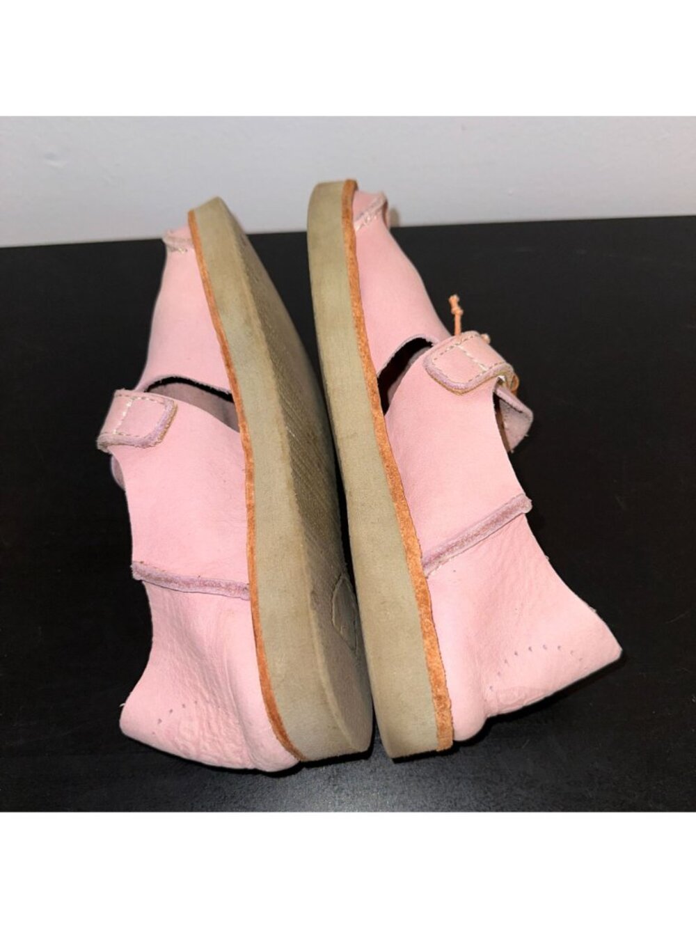Satorisan Benirras Womens 37 US 6.5 Pink Leather Premium Slip On Sandal Shoes - Picture 7 of 9